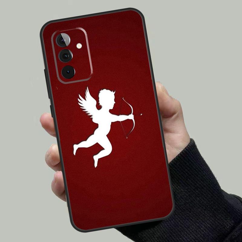 Angel Cupid Art Paint Case For Samsung Galaxy A55 A35 A15 A52 A32 A12 A16 A26 A36 A56 A53 A33 A13 A14 A34 A54 A17