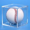 Baseball Display Case Transparent Storage Durable Square Baseball Show Box Sports Supplies