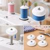 4pcs Auxiliary Spool Pin Spool Holder Cap Plastic Material Spool Cap Replacement  For Sewing Machine