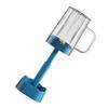 Covered Rinse Cup Multifunctional Toothbrush Holder with Cup Cover Handle for Home Travel