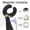 Three Head Vibrator G-spot Body Massage C-type Magnetic Charging AV Stick Clitoris Vagina Stimulation Female Masturbation Toys
