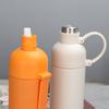 Thermos Cup Ladies High Appearance Level Student Compact Stainless Steel Delicate Portable Water Cup Straw Cup