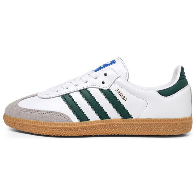 New Adidas Samba OG White Collegiate Green Gum IE3437
