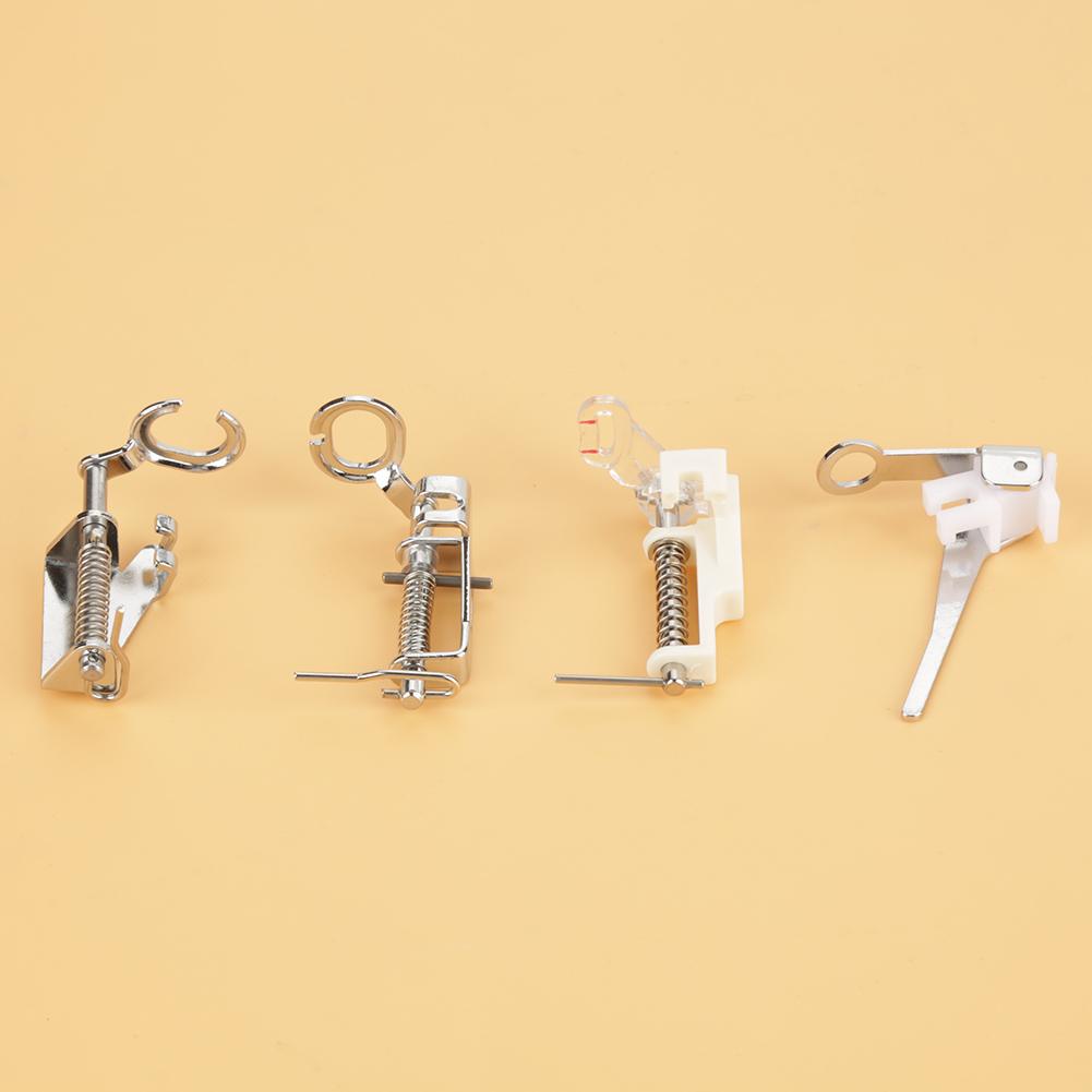 4 pieces metal roller press presser foot for industrial flatbed sewing NaMachines and hvy fabric