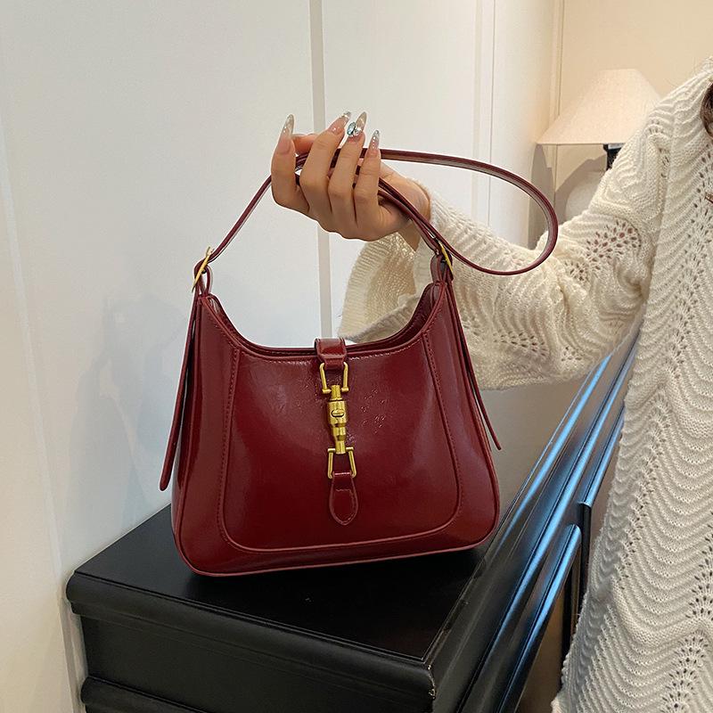 Premium Underarm Bag Niche Fashion Shoulder Messenger Bag Large Capacity Simple Bucket Bag Trendy Casual Women's Bag