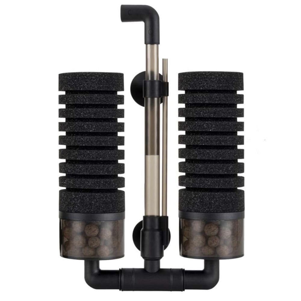 

PLEAVIT Double Sponge Filter for Aquariums, Filtration, Water Quality Improvement, Aeration, Tropical Fish, Goldfish, Medaka, Medium Size