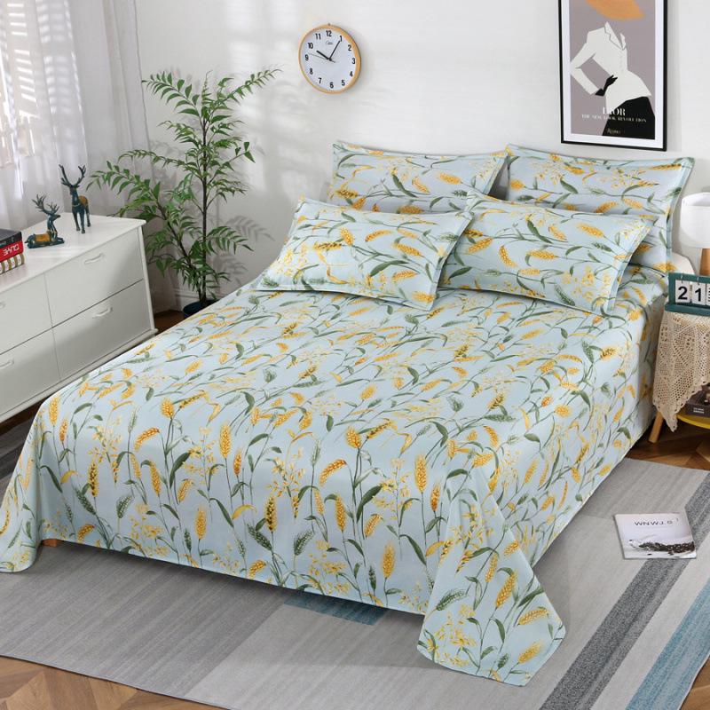 Skin-Friendly Brushed Thick Bed Sheet - Single Piece for Double/Single Bed, Kang Sheet, Dorm Use, All-Season, Various Sizes