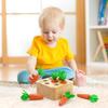 Carrot Harvest Game Wooden Toys For Boys And Girls Educational Shape Matching Puzzle Gifts