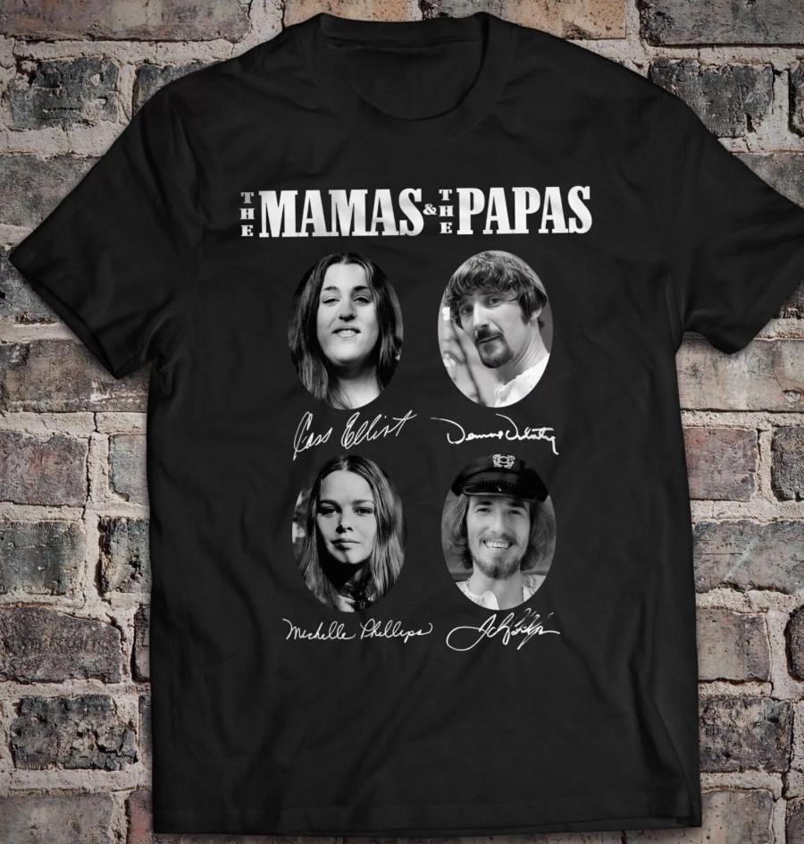 The Mamas amp; the Papas Signed T-shirt size S-5XL Unisex T-Shirt XXL