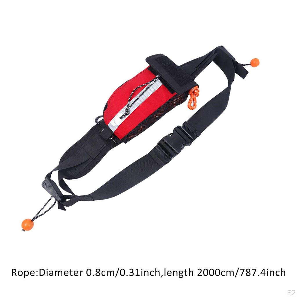 Throw Bag for Water Rescue with Rope 65.6ft Boating Buoyant Dinghy Canoe