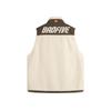 Li Ning Comfortable Casual Stand Collar Vest Men Vests Rock-White-Gray Slate-Brown AMDU017-1