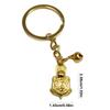 Fengshui Lucky Turtle Pendant Japan Sensoji Temple Golden Tortoise Keychain Money-Biting Turtle Ornaments Decor Longevity