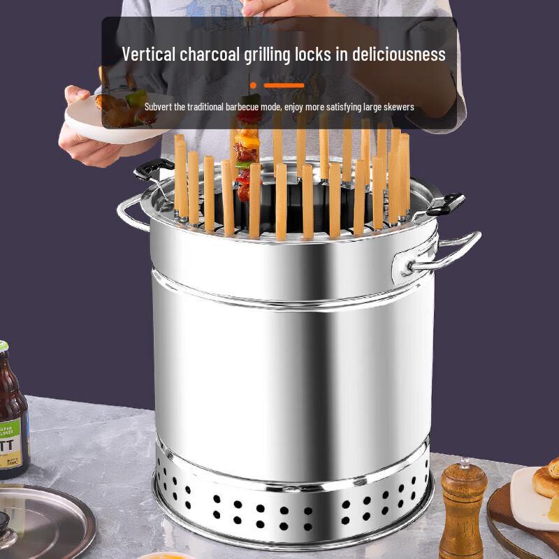 ShangKaoJia Ivan SKJ-402 Outdoor Charcoal Smoker Grill