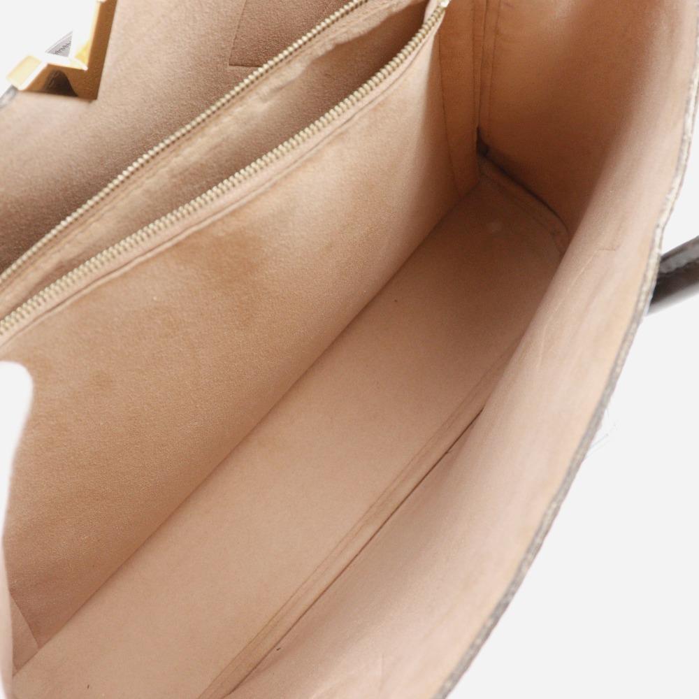 Louis Vuitton Kensington Handtasche N41435 2WEGE Schulter Braun Damier Canvas Damen Gebraucht