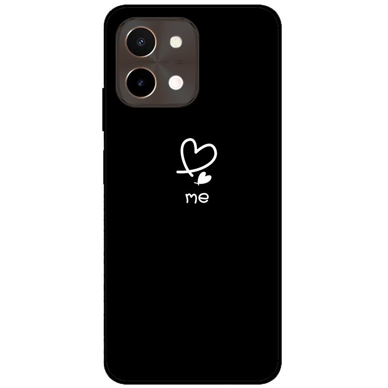 For Vivo Y28 4G Case 6.68'' Black TPU Silicon Cartoon Protection Cover for VivoY28 Y 28 4G Shockproof Capa Wolf Animals Soft Bag