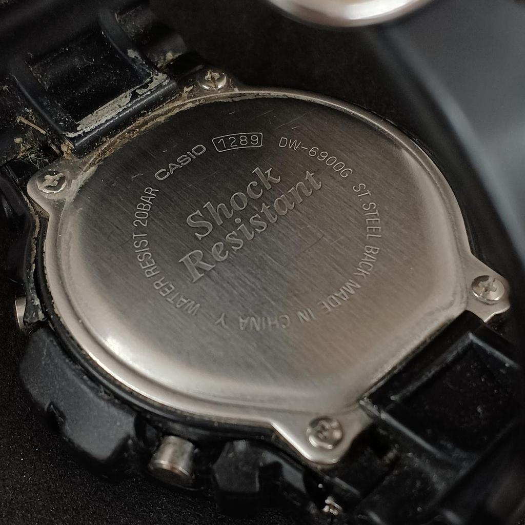 Used CASIO DW-6900GL G-SHOCK