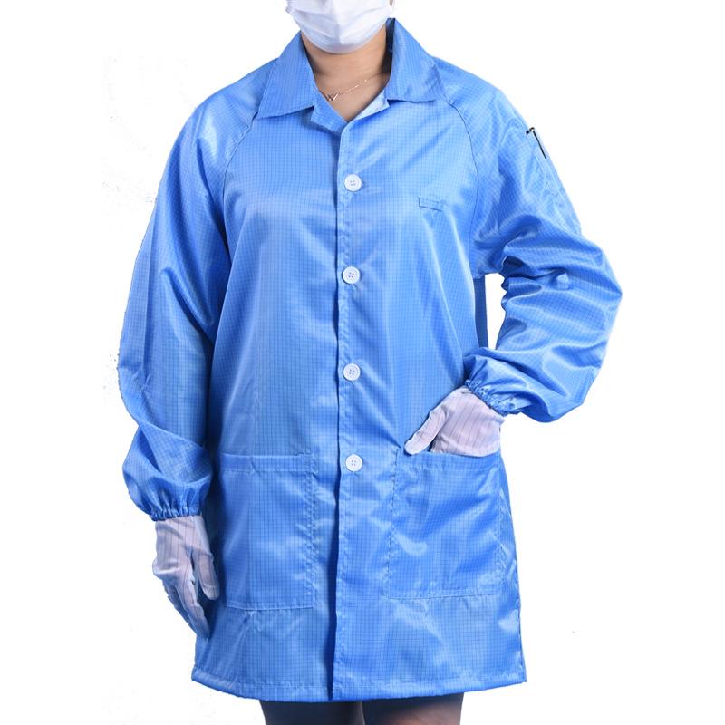 Antistatic Lab Coat Dustproof Cleanroom Suit