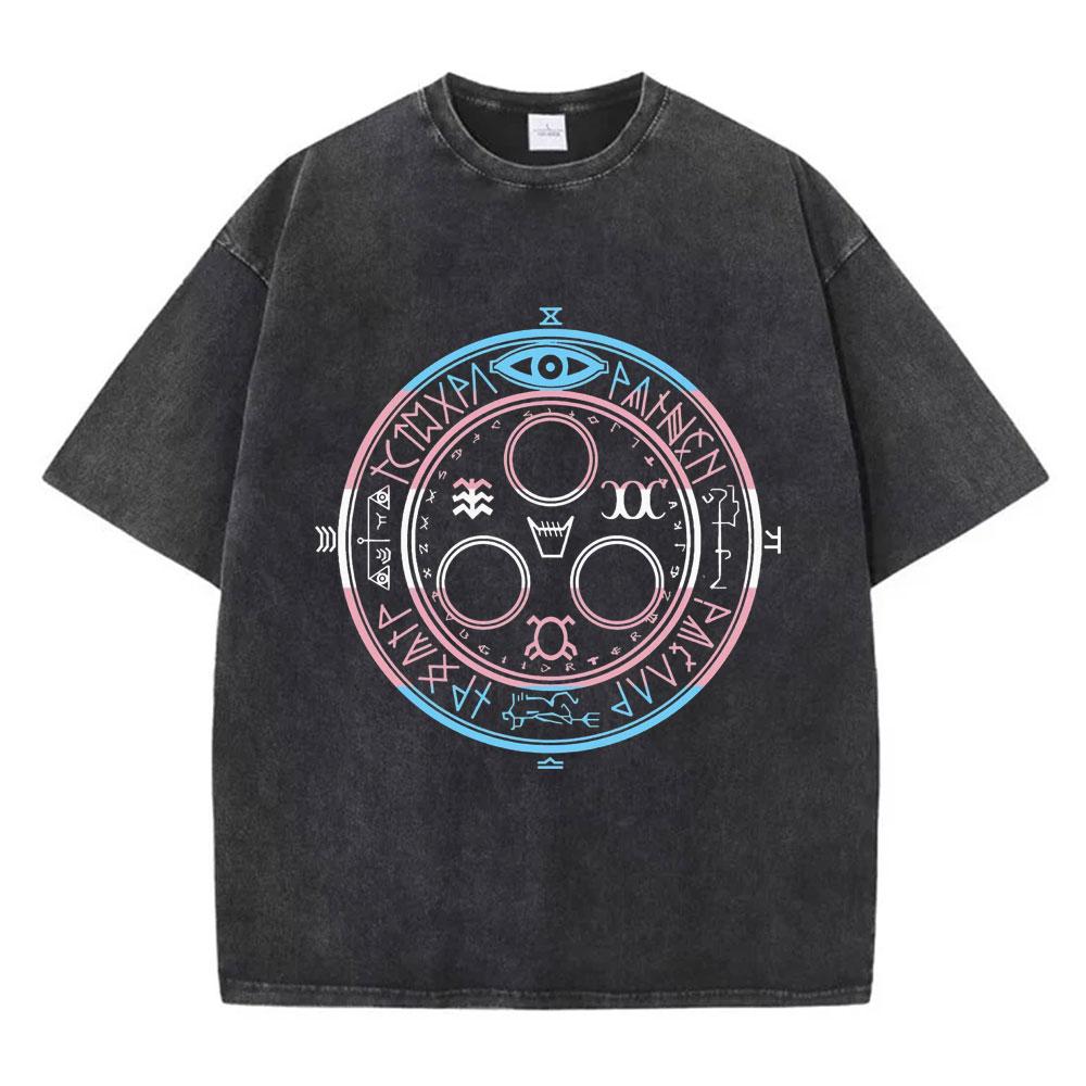 Hororová hra Silent Hill 2 Grafické tričko Pánské Dámské Gotické Vintage Prané tričko Ležérní Volná Trička s krátkým rukávem