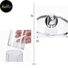 Multifunctional Round Receive Box Makeup Cotton Swab Storage Box Transparent Container Household Products Bathroom Desktop Combined