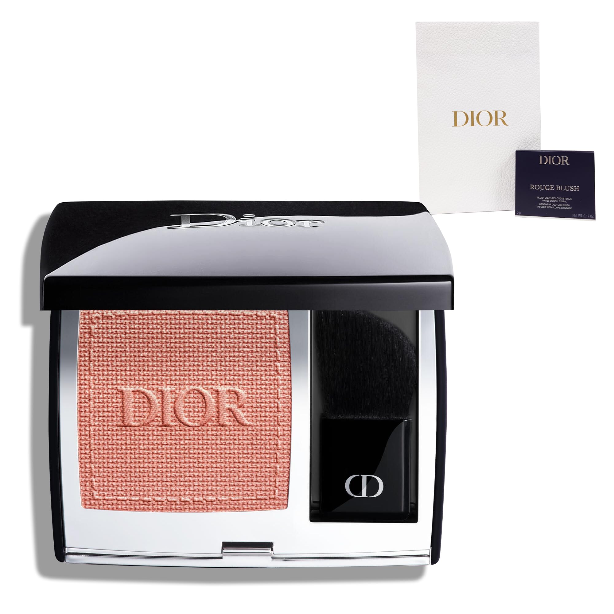Diorskin Rouge Blush Delicate Rose Satin Collection 2024 Limited 5g Powder Blush Cosmetics Birthday Present Gift with Shopping Bag DIOR #225 (Spring