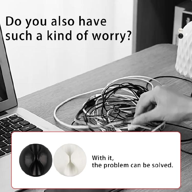Pack Of 10 Adhesive Cable Clips Holders For Organizing Power And Charging Cords Ideal For Office Desks And Home Use