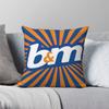 B&M B Und M Shop Kissenbezug Quadrat Polyester Leinen Samt Muster Reißverschluss Dekoration Heimkissenbezug
