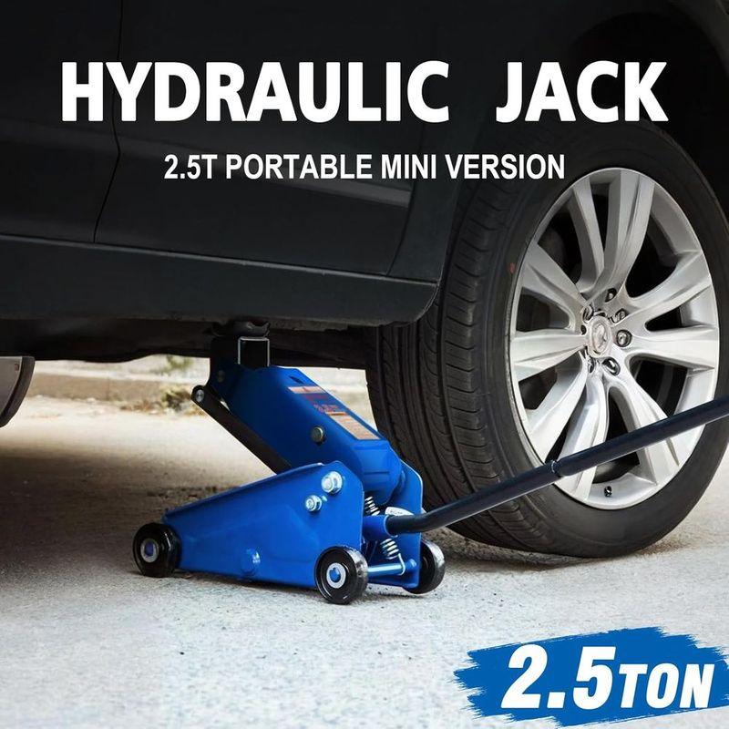 

2.5 Ton Hydraulic Floor Jack with Heightening Gasket, 4.13-17 Lifting Range