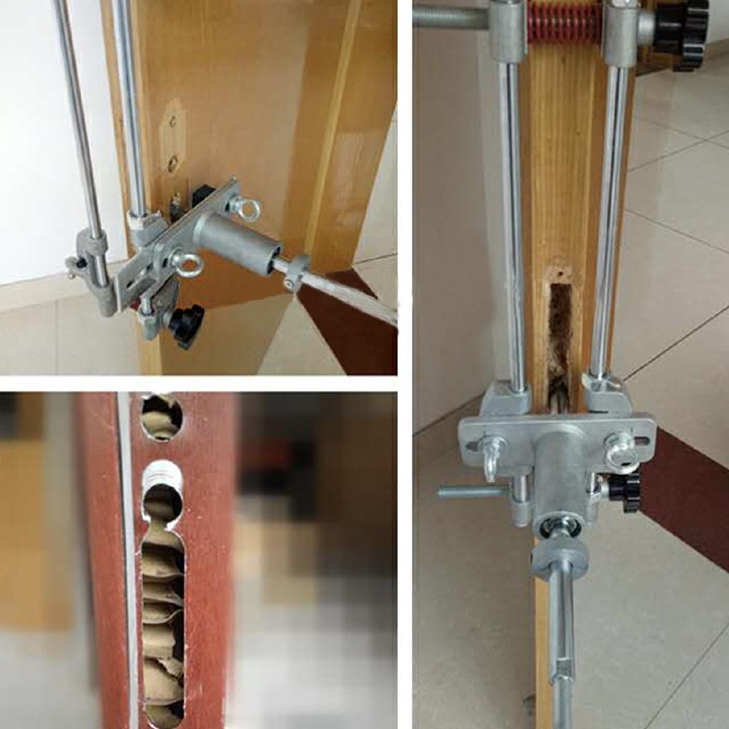 New Mortice Door Fitting Jig Lock Mortiser DBB Key JIG1 With 3 Cutters Case 8Pcs Set Tool Maintenance Set