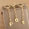 European American Fashion Bag Pendants Niche Design Letter Keychain Unique Personality Pendants All-match Gift For Men And Women