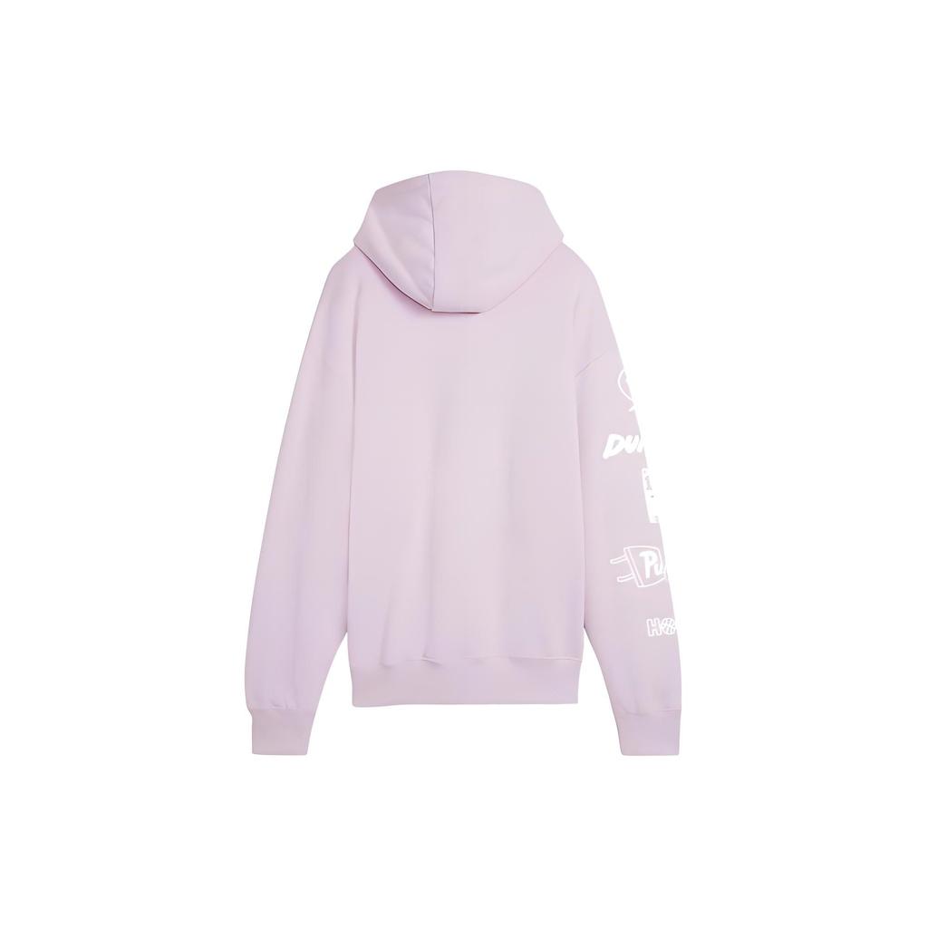 Puma X Sophia Chang Embroidered Logo Design Casual Hoodie Women Hoodies Light-Purple 624629-60