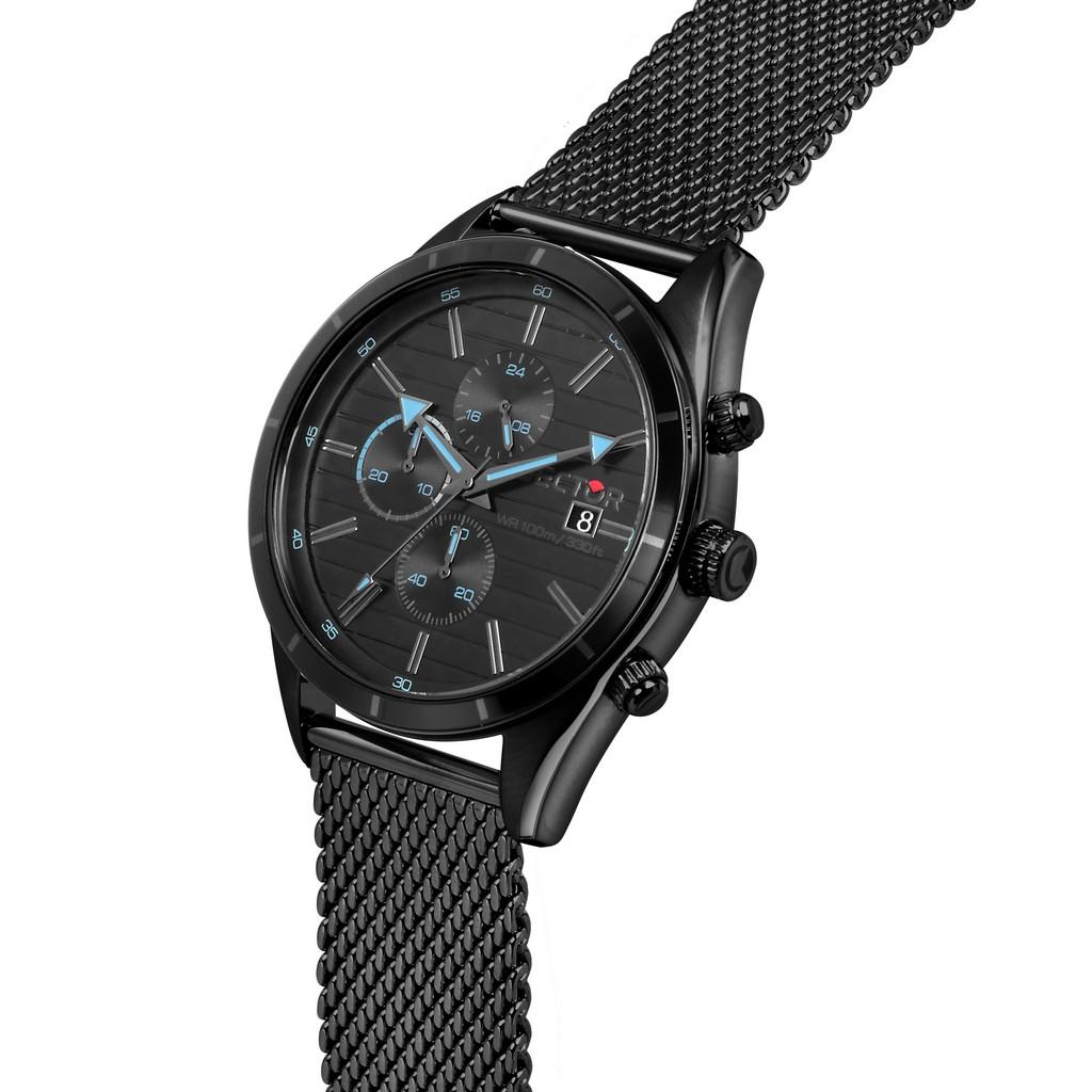 Sector 770 Chronograph Black Dial Stainless Steel Quartz R3273616006 100M Men's Watch
