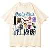 Funny OnlyFans Meme T Shirt Men Women Trendy Clothing Teenagers High Street Short Sleeve T-shirts Gothic Crewneck Cotton T-shirt