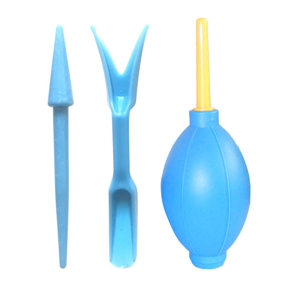 3XStainless Steel Heavy Duty Gardening Tool Set Transplanting Succulent Tool