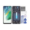 Pour Samsung Galaxy S21 FE 5G SM-G990B Écran LCD Numériseur Assemblage Complet avec Châssis en Matériau TFT, Ne Supportant pas l'Identification par Empreinte Digitale (Noir)