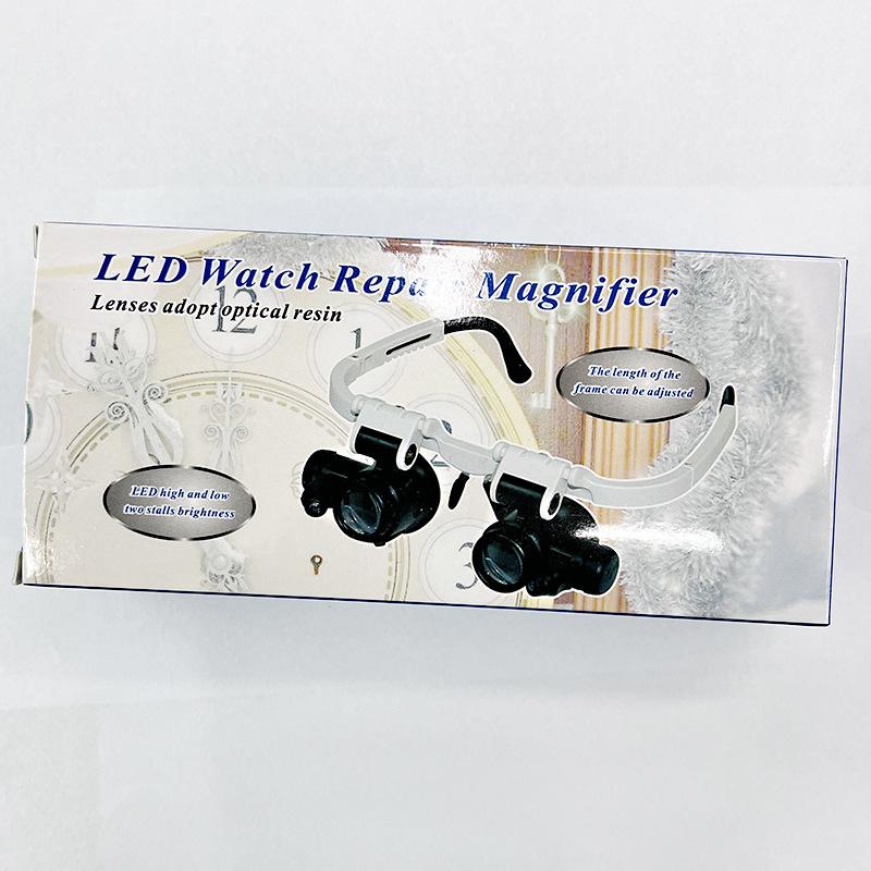 1Pc LED Clock Repair Magnifying Glass Holder Magnifying Glass