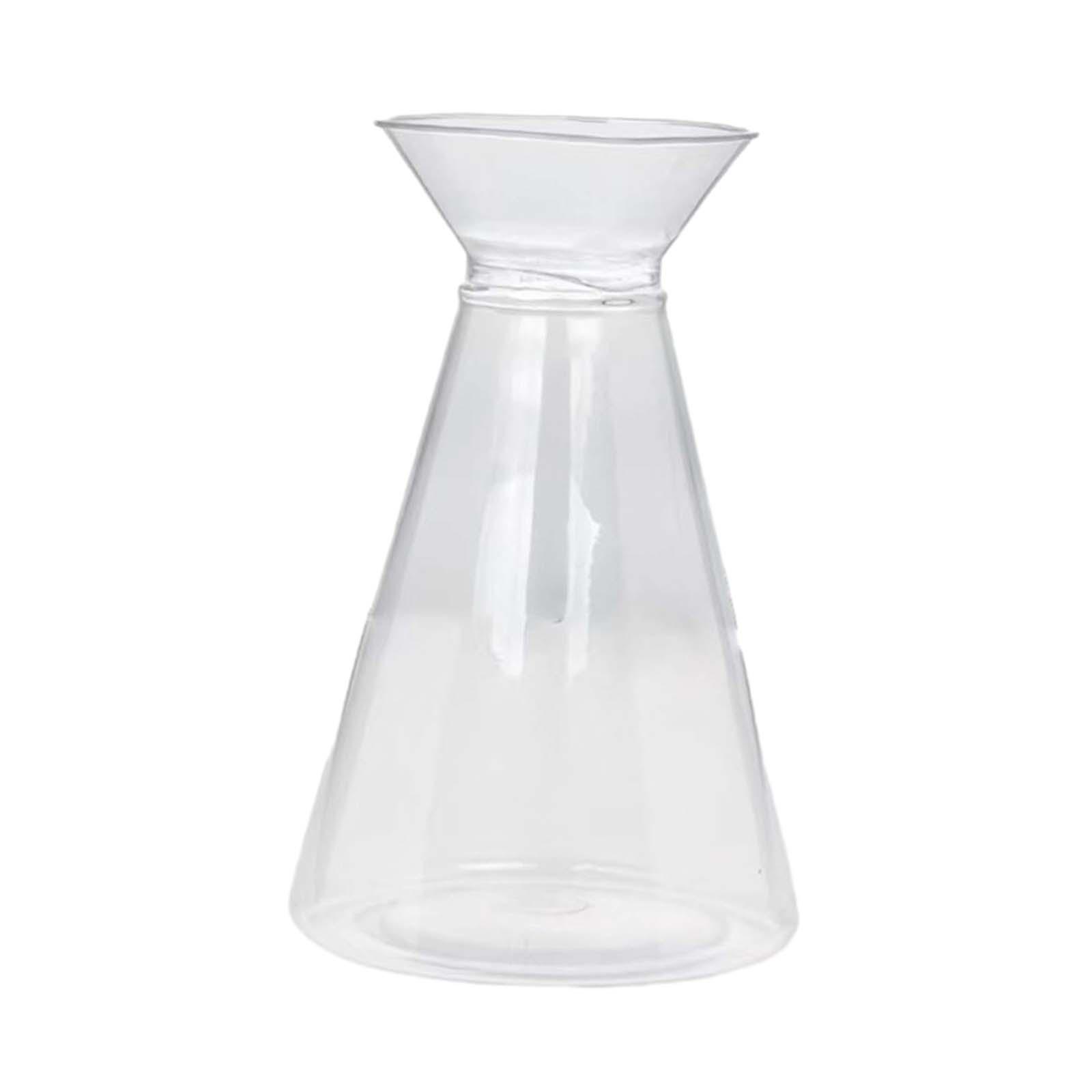 

Цветы Стеклянная ваза Подставка для растений Минималистичные украшения Подставка для сухоцветов для рабочего стола Книжная полка Цветочный магазин для вечеринок В помещении чистый