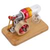 Stirling Engine Model Free Piston Physics Science Experiment Toy for Birthday Gifts