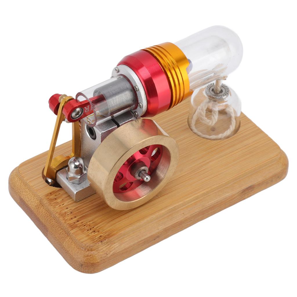 Stirling Engine Model Free Piston Physics Science Experiment Toy for Birthday Gifts