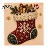 Kit Ornamento Casa Invernale Kit Pittura Perle Finte di Natale Arte 3D Fai da Te con Cornice Perline Artigianato per Adulti Principianti Decorazione Murale Festiva