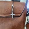 1 Piece Alloy Inlaid with Artificial Rhinestone Cross Phone Charm, Phone Lanyard, Bag DIY Accessory.Mobile Phone Accessories