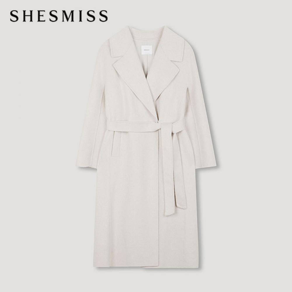 

She S miSS caShmere Belted Handmade Coat Swhctn41130 Iv Ivory/66