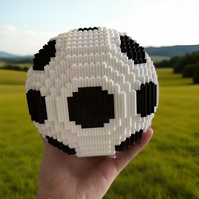 Camp Nou Club Diamond Football Field Bricks Famous Architecture Building Block Toys For Kids Boys Birthday Gifts Desk Ornament