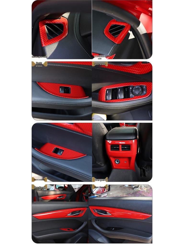 Cadillac CT5 (20-22) Carbon Fiber Interior Trim for Steering Wheel & Console