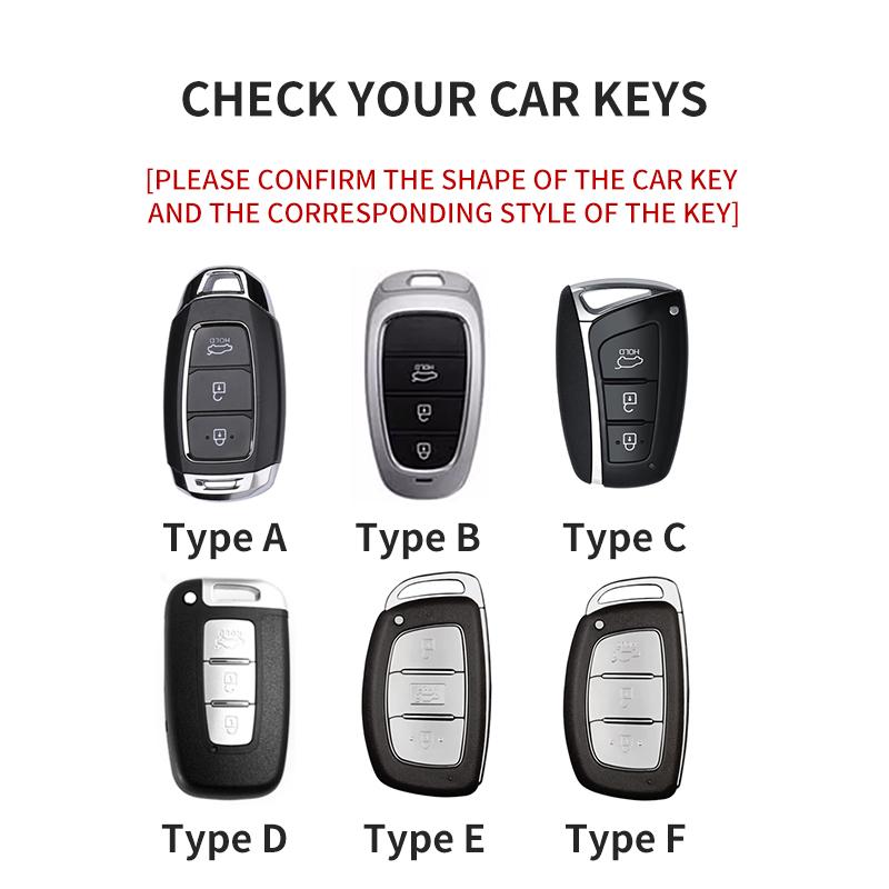 Suede Car Key Case Cover For Hyundai I30 I10 I40 Ix35 Elantra Ix25 Rina Festa Santa Fe Sonata Solaris Sonata Hybrid NEXO Tucson