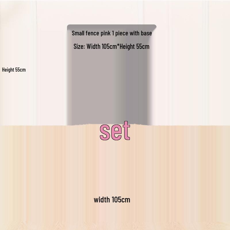 Multi-Angle Plastic Playpen: Infant Safety Barrier for Kindergarten.