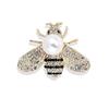 Pearl Bee Brooch Anti-light Diamond Insect Brooch Premium Niche Women's Pin with Accessories