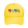 Guitar Pick Music Art Graphic Mesh Baseball Cap Casual Hat Outdoor  For Womens Unisex FeUnisex