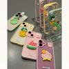 Creative Fruit Apple Acrylic Phone Case for iPhone 14 - 17ProMax, Transparent Luxury Style