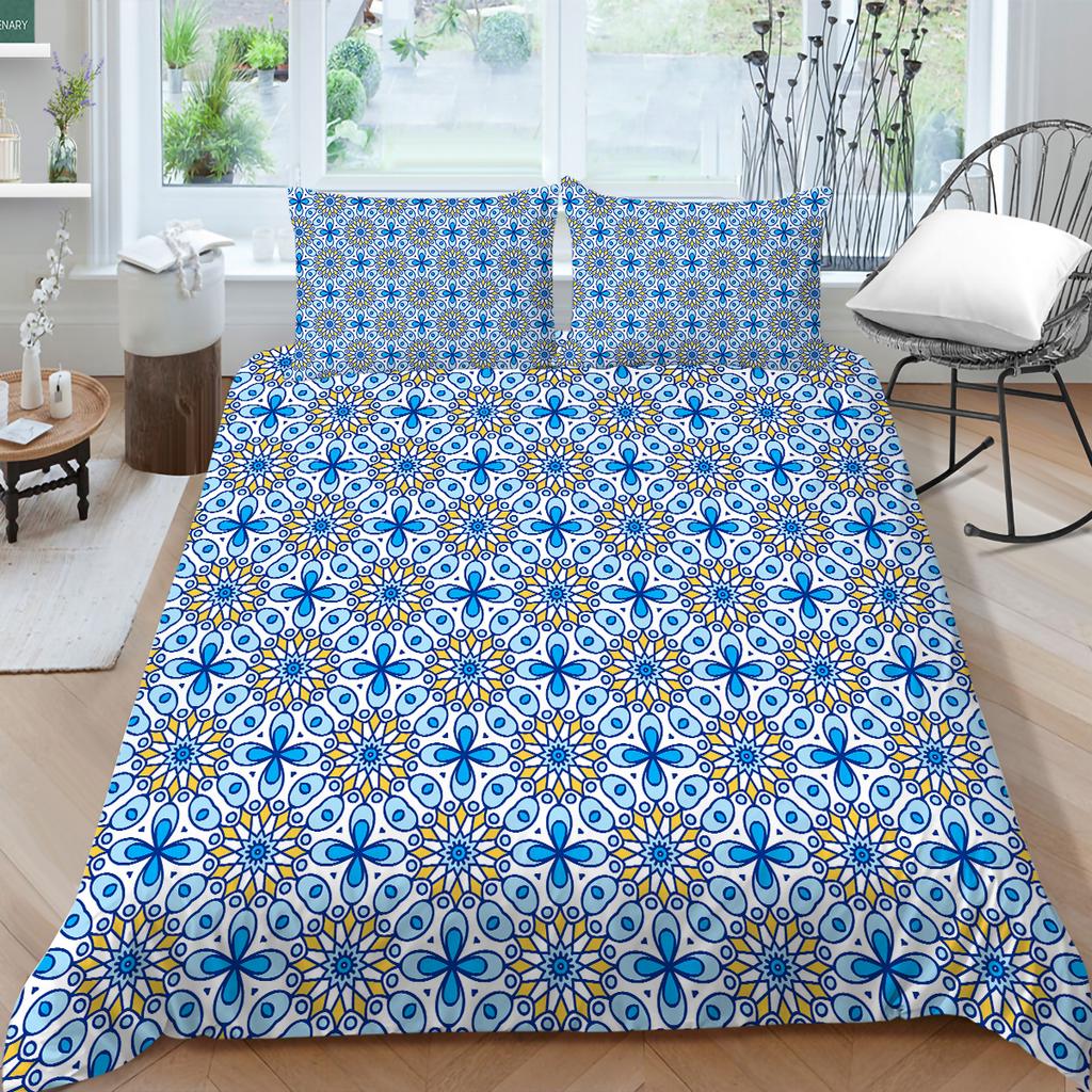 3D Bohemian Home Bettwäsche Bettbezug Luxus Bettwäsche Set Bettbezug Kissenbezug Blatt/Doppelbett in voller Größe 2/3-teilige Schlafzimmerdekoration