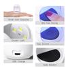 1 Pcs Egg Shape UV LED Lamp for Nail Single Finger Lamp Nail Gel Polish Dryer Drying Machine Smart Sensor 45s / 60s USB Connector